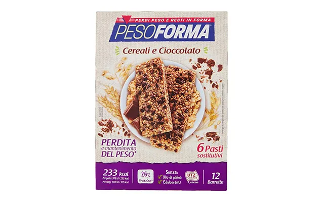 Barrette PESOFORMA cereali e cioccolato