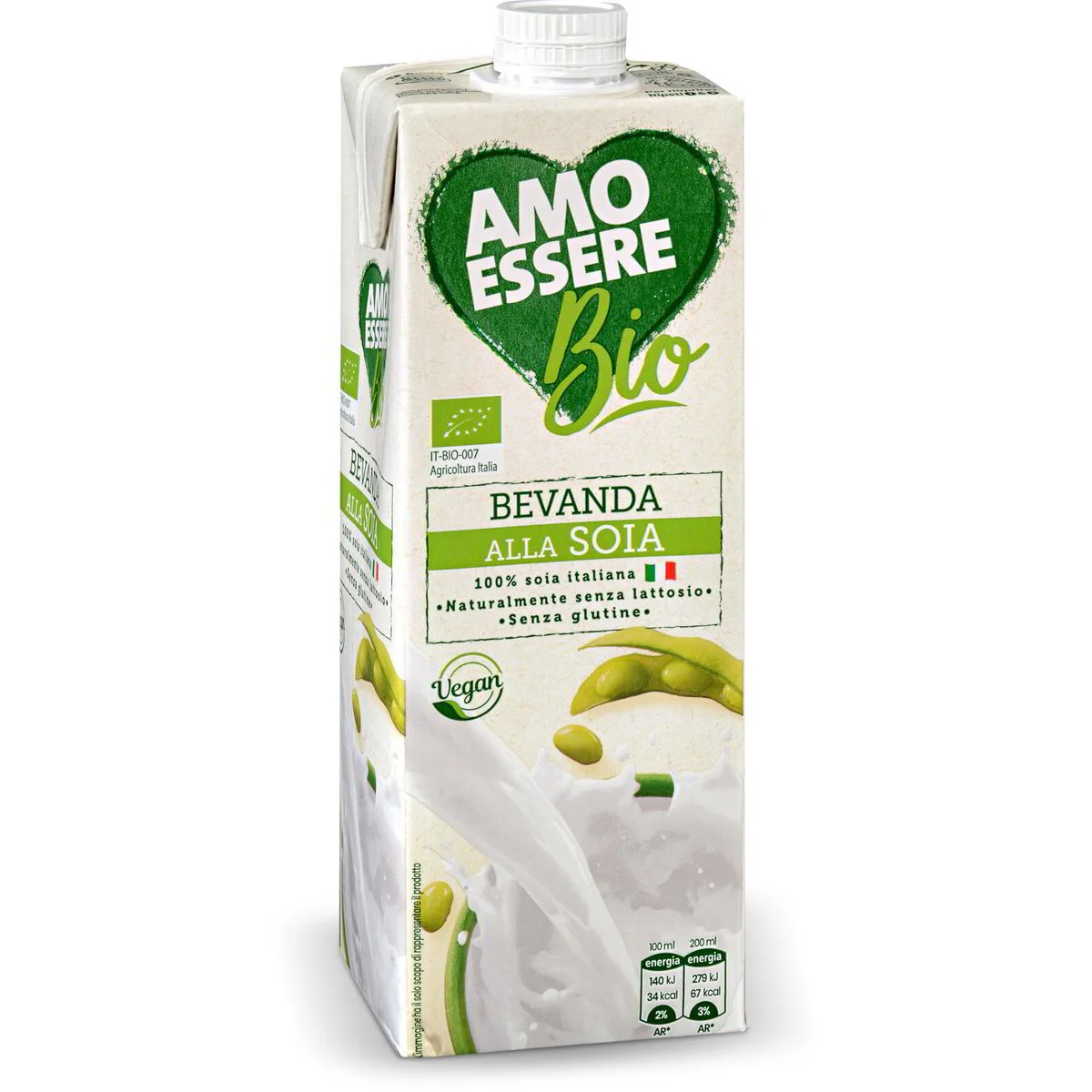 Bevanda alla soia Amo essere biologico