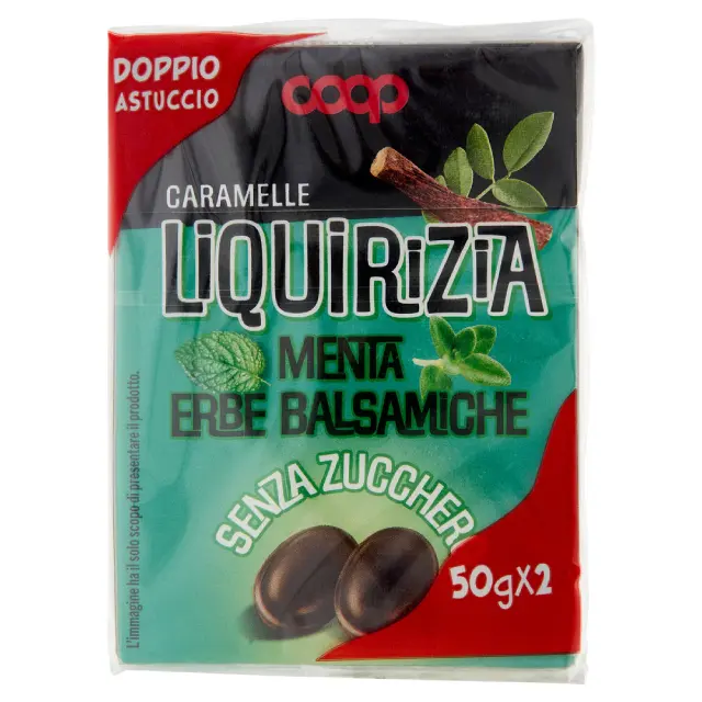 Caramelle liquirizia menta erbe balsamiche senza zucchero - Coop