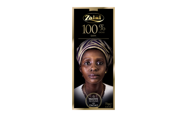 Cioccolato fondente 100% cacao - Le Nuove Donne del Cacao Zaini