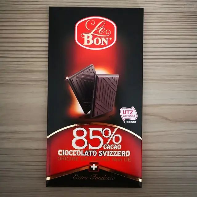Cioccolato Svizzero Extra Fondente 85% le Bon