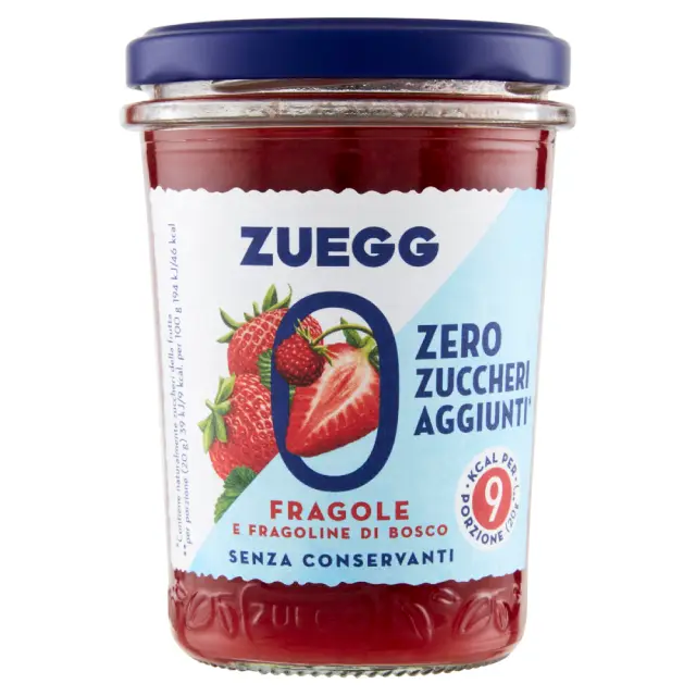 Confettura fragole zero zuccheri ZUEGG