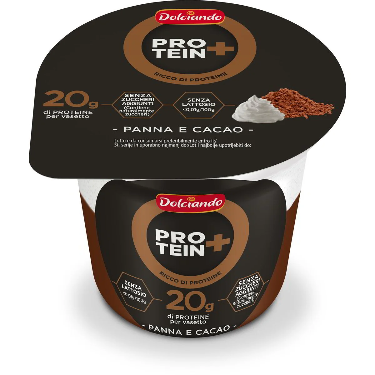 Coppa panna e cacao Protein Dolciando