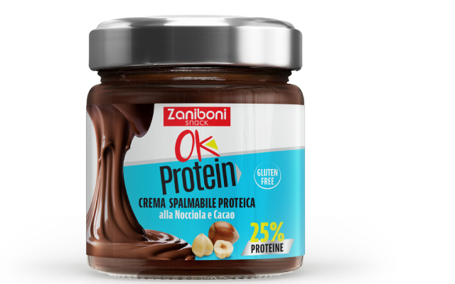 Crema spalmabile nocciola Ok Protein Zaniboni