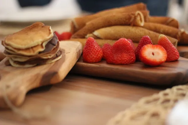 Crêpes al naturale, preparati