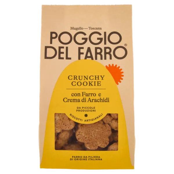 Poggio del Farro Crunchy Cookie con farro e crema di arachidi