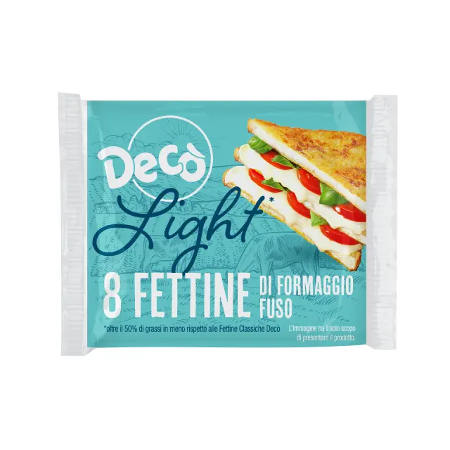 Fettine di formaggio fuso light - Decò