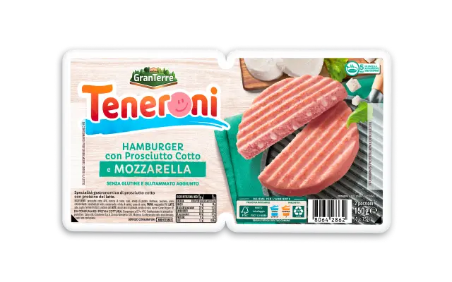 Hamburger Teneroni con Mozzarella - Casa Modena