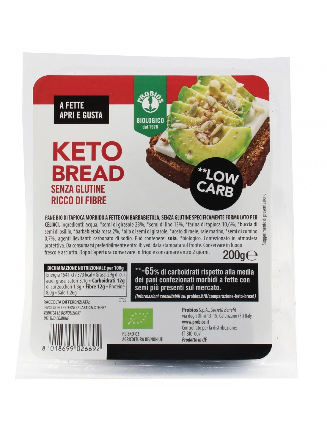 Keto bread PROBIOS