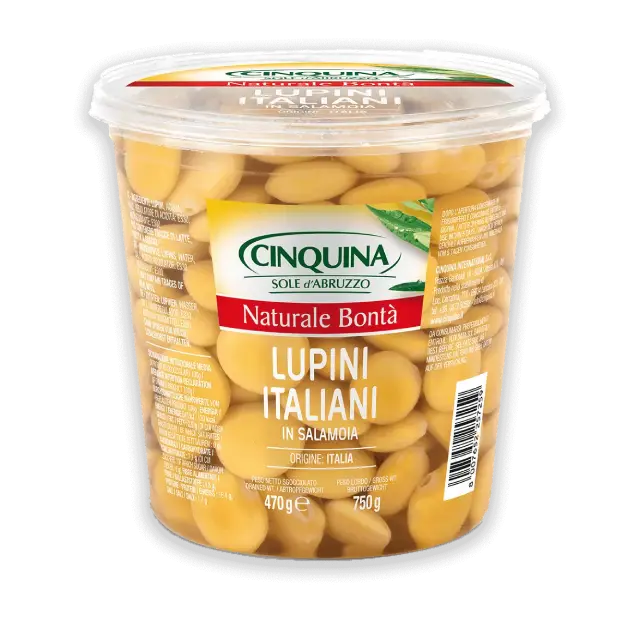 Lupini italiani in salamoia - Cinquina