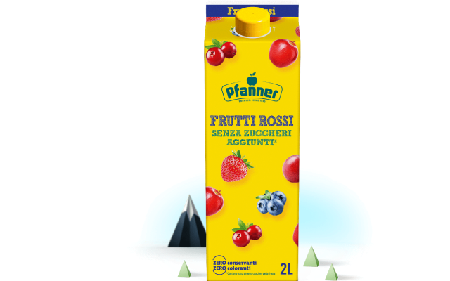Pfanner frutti rossi zero zuccheri aggiunti