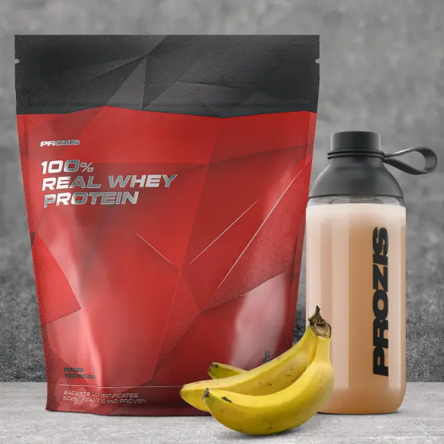 PROZIS - 100% REAL WHEY PROTEIN gusto banana - Prozis