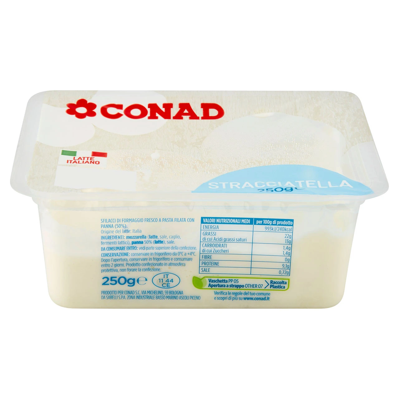 Stracciatella di formaggio con panna - CONAD