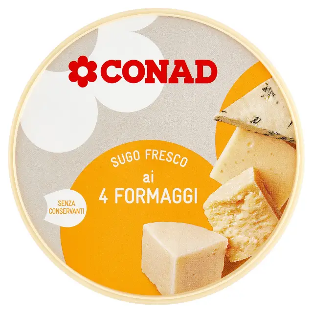 Sugo fresco ai 4 formaggi conad