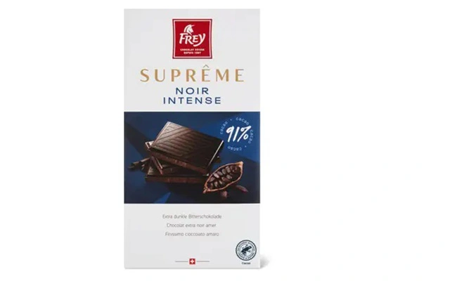 Cioccolato svizzero extra fondente 91% - Frey Supreme