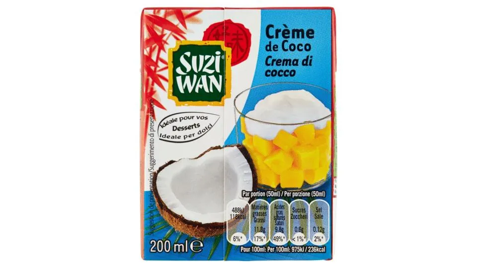 Crema di cocco Suzy Wan