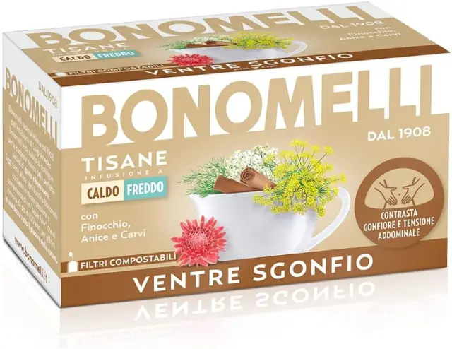 Tisana Bonomelli ventre sgonfio