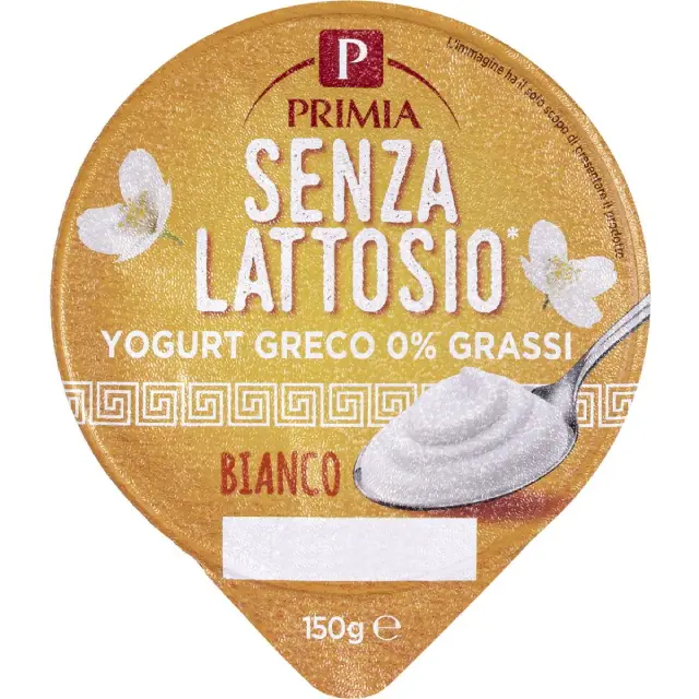 Yogurt greco senza lattosio Primia
