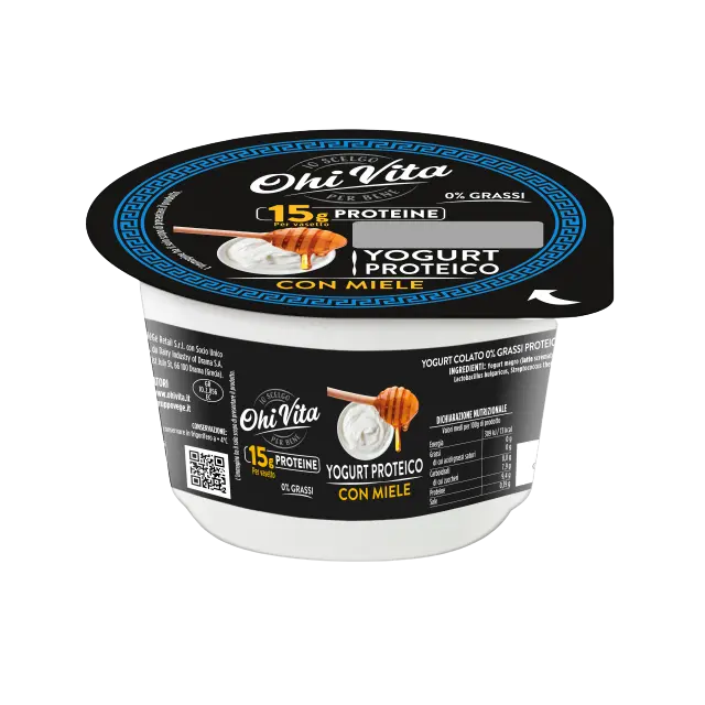 Yogurt greco proteico con miele Ohi Vita