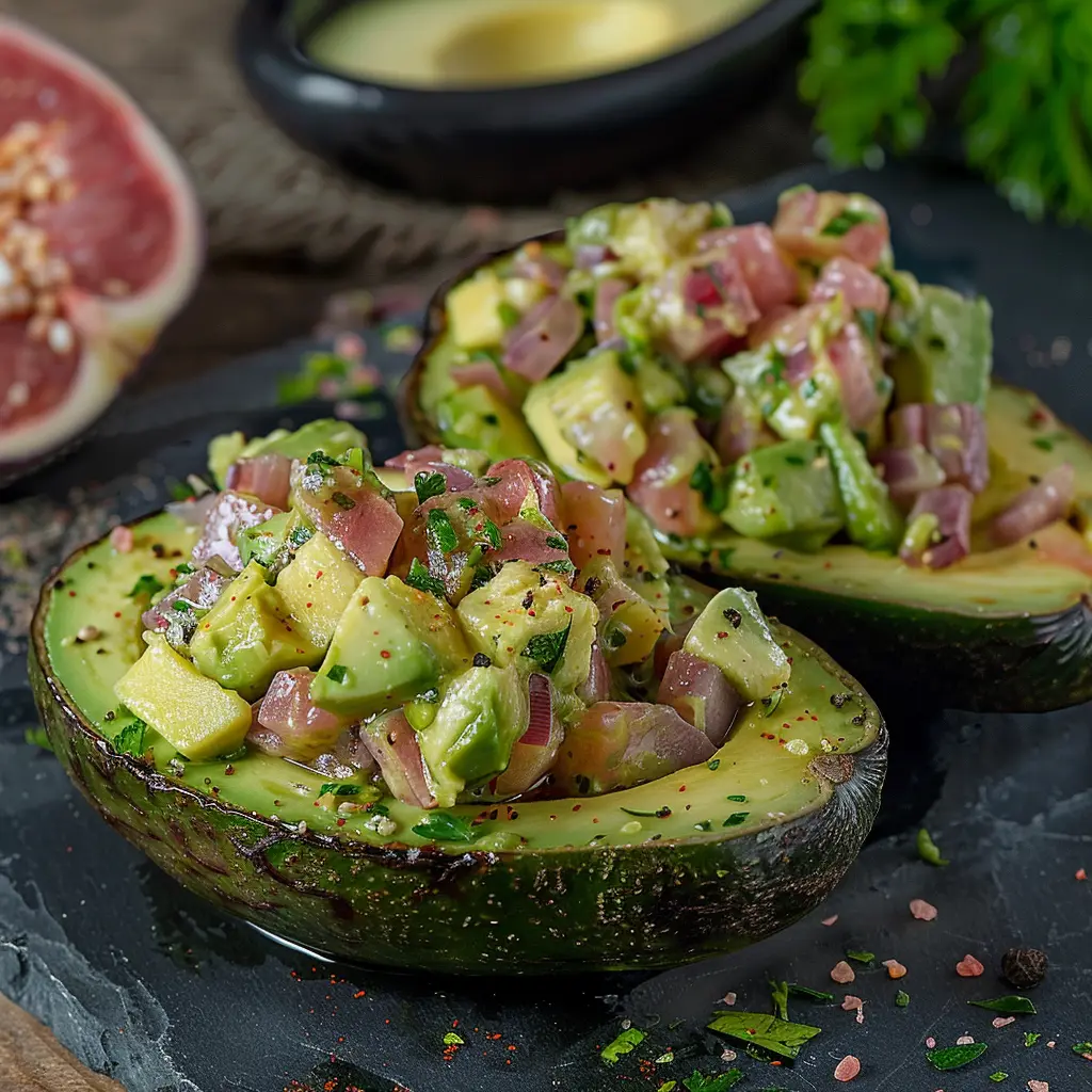 Avocado Ripieni di Tonno e Cetrioli