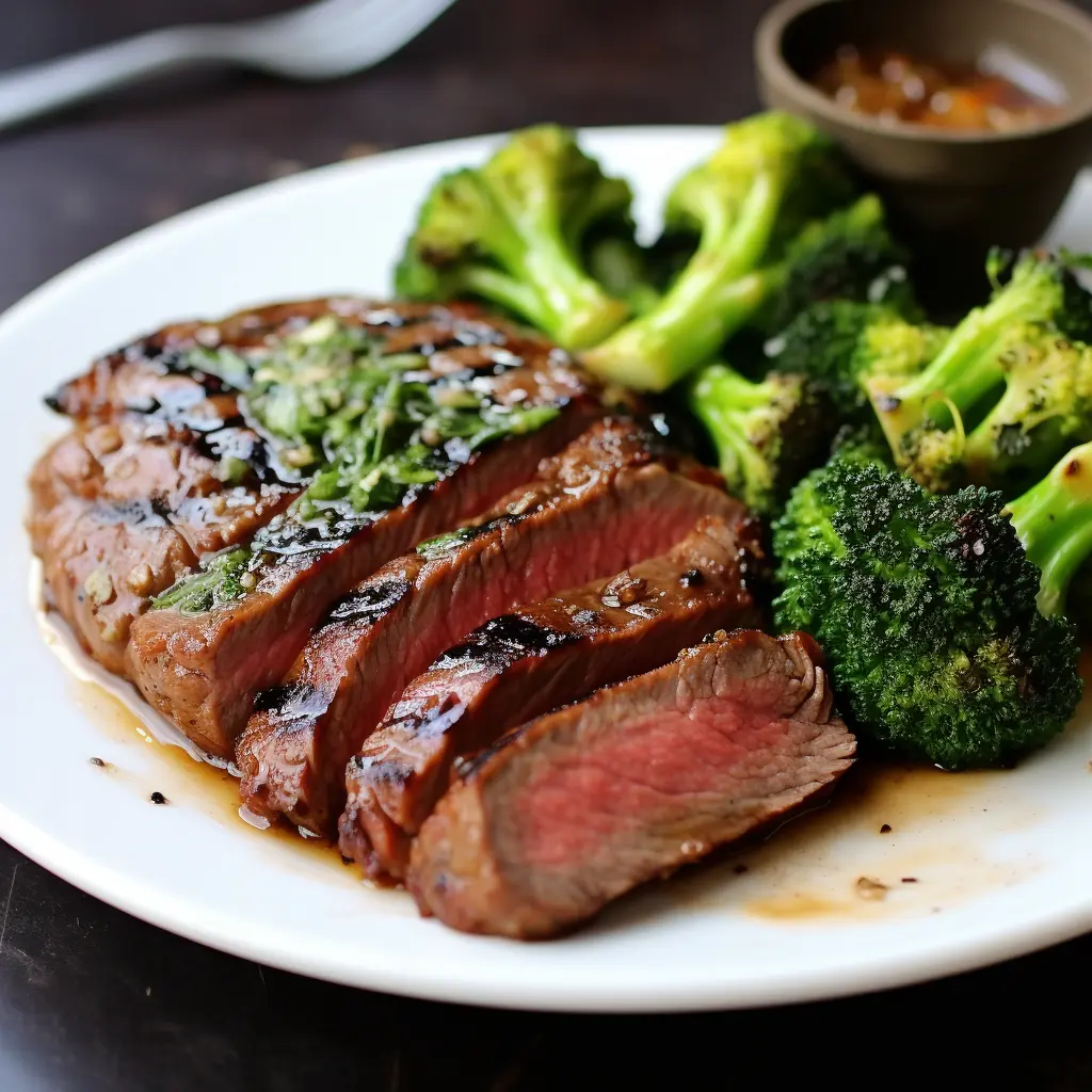 Bistecca con Broccoli al Vapore