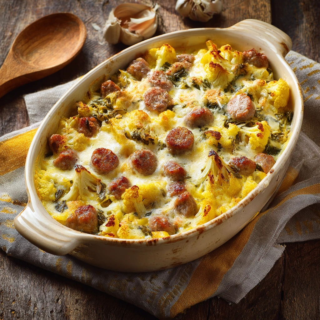 Casseruola di Salsiccia per Colazione