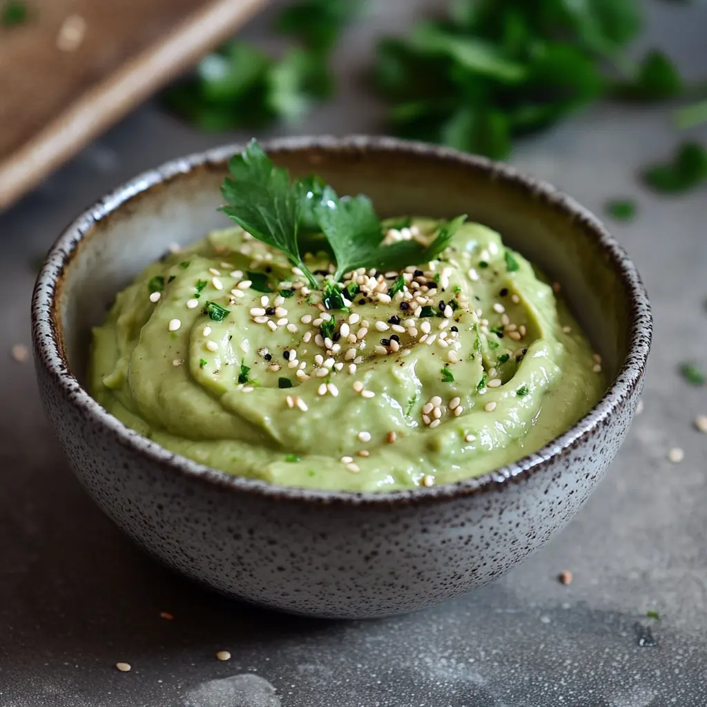 Crema di Avocado con Semi di Sesamo Tostati