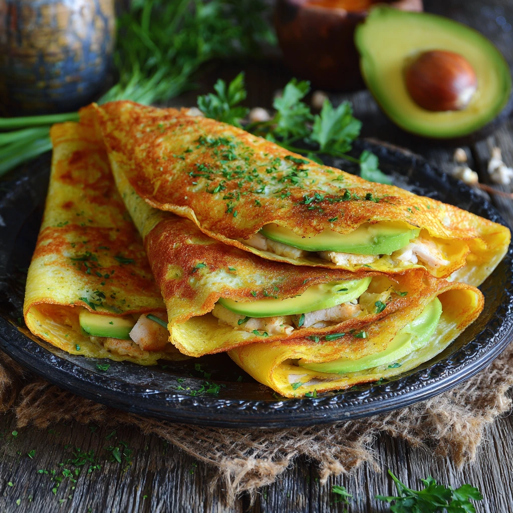 Crepes di Uova e Avocado