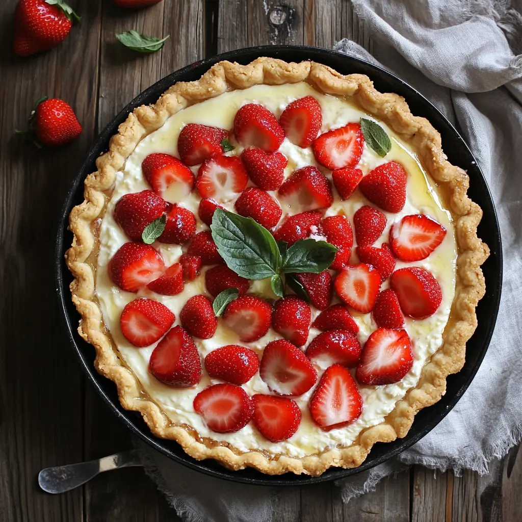 Crostata con Crema di Ricotta e Frutta Fresca