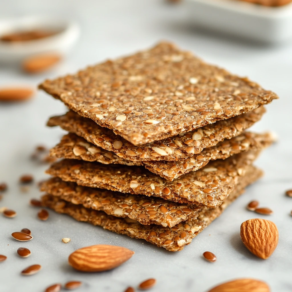 Flax And Almond Crunchies