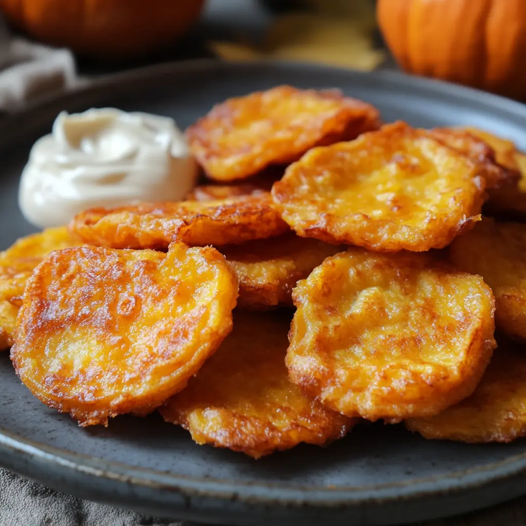Frittelle di Zucca alla Vaniglia, con Crema di Formaggio