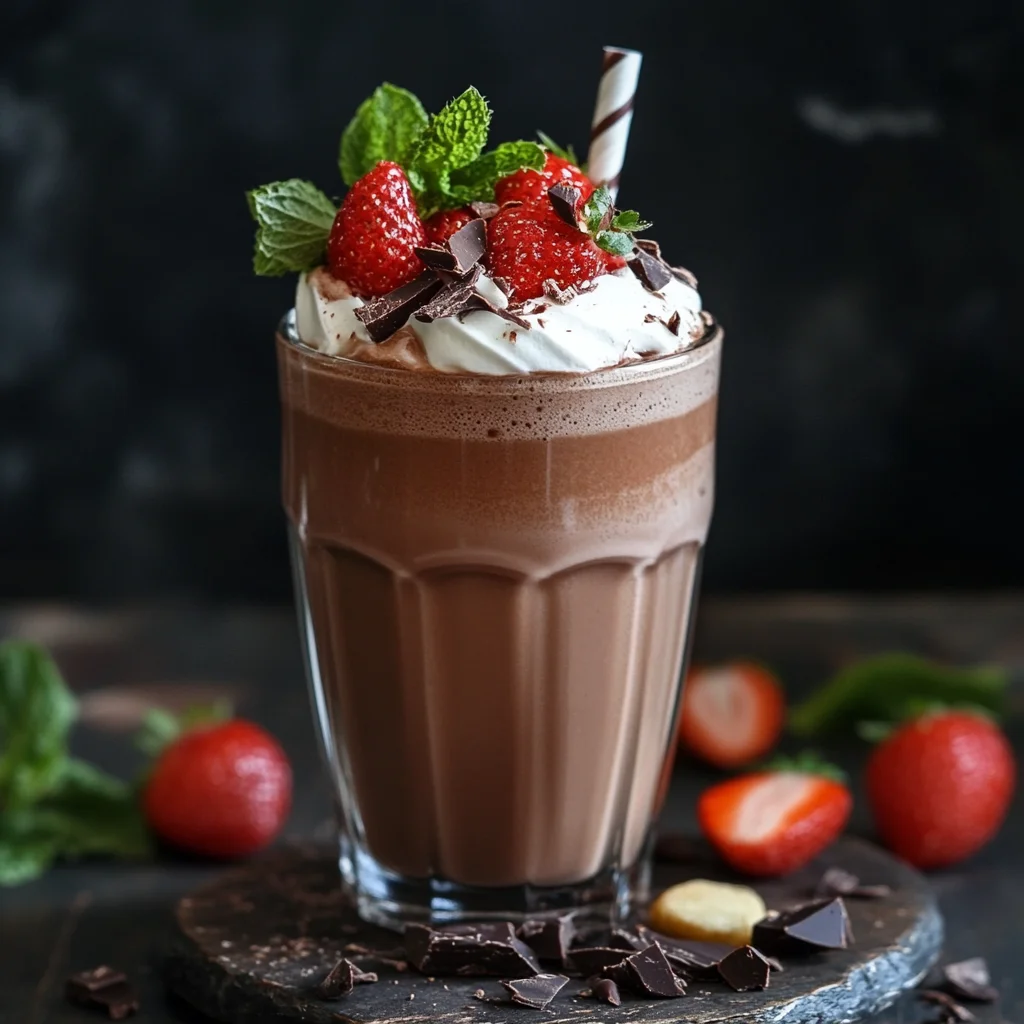Frullato Keto Cioccolato Fragola