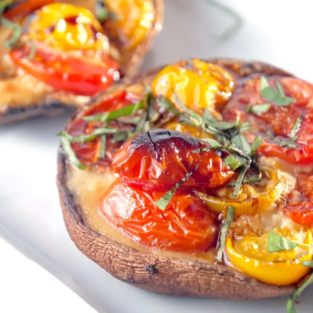 Funghi Portobello con pomodorini