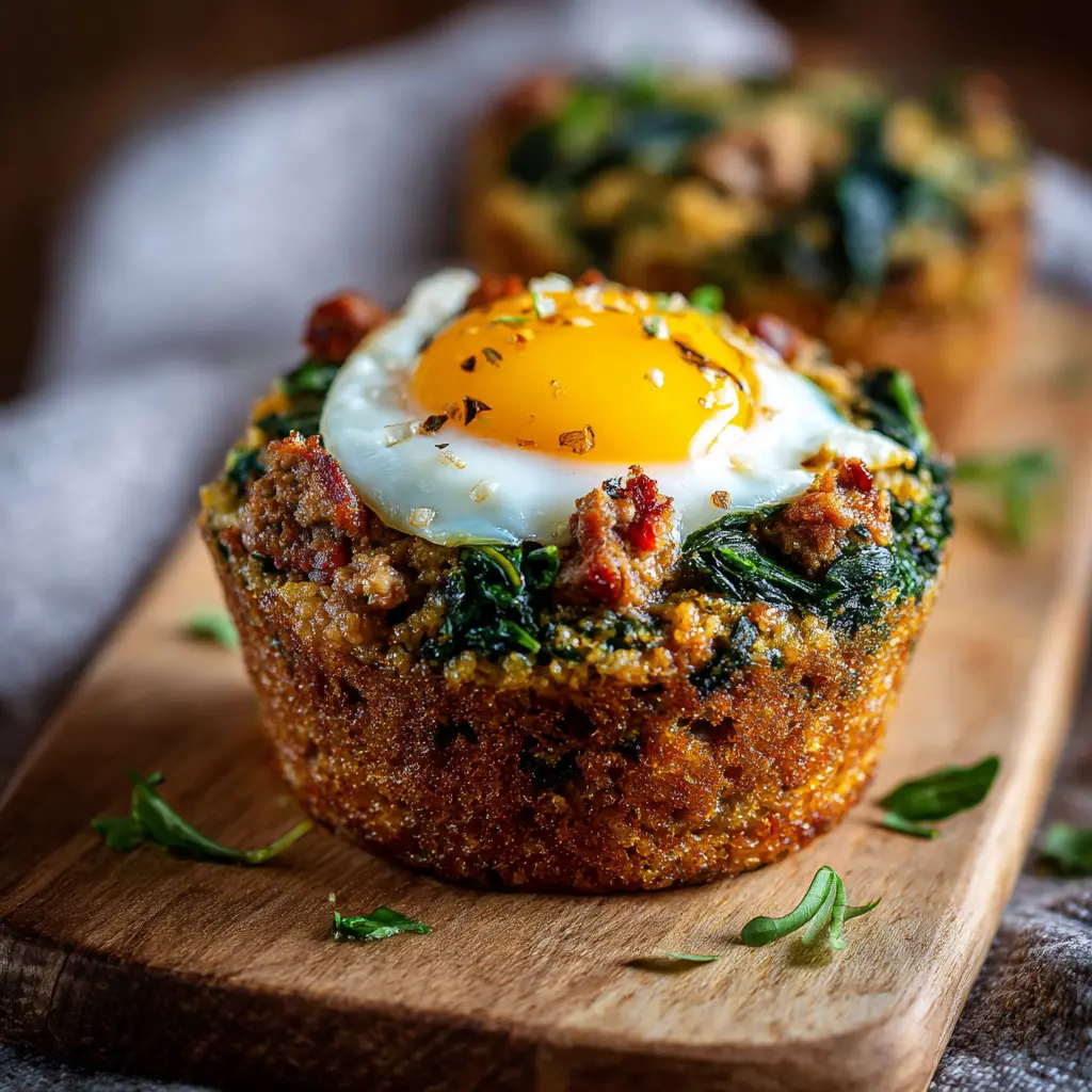 Muffin di Manzo e Uova al Mattino