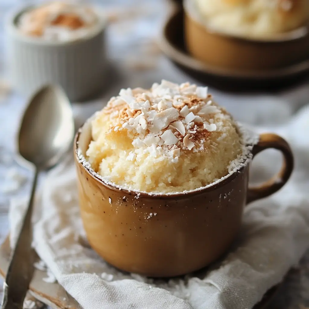 Mug Cake al Cocco al Sapore di Bounty