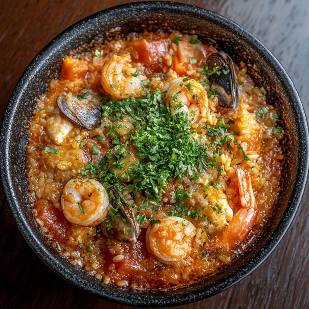 Paella con Riso di Konjac