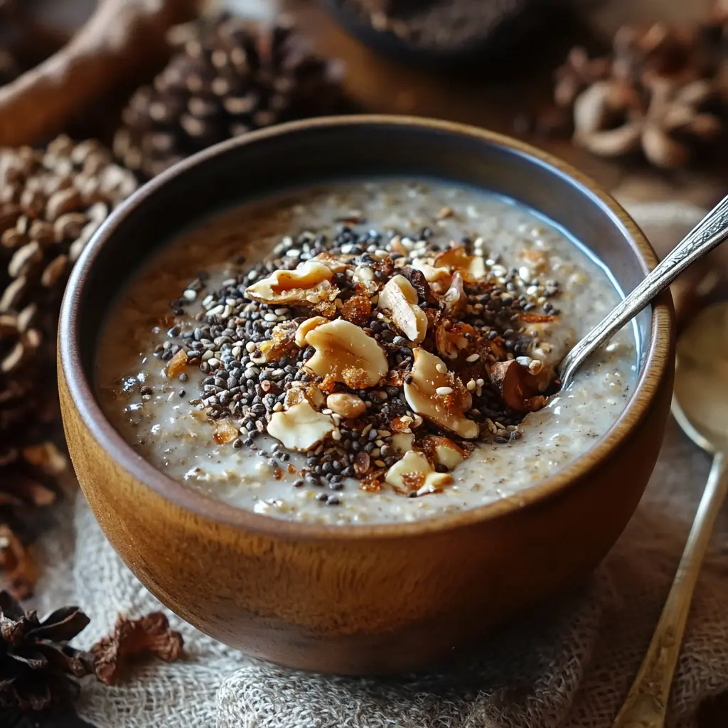 Porridge Semi di Chia con Burro di Arachidi