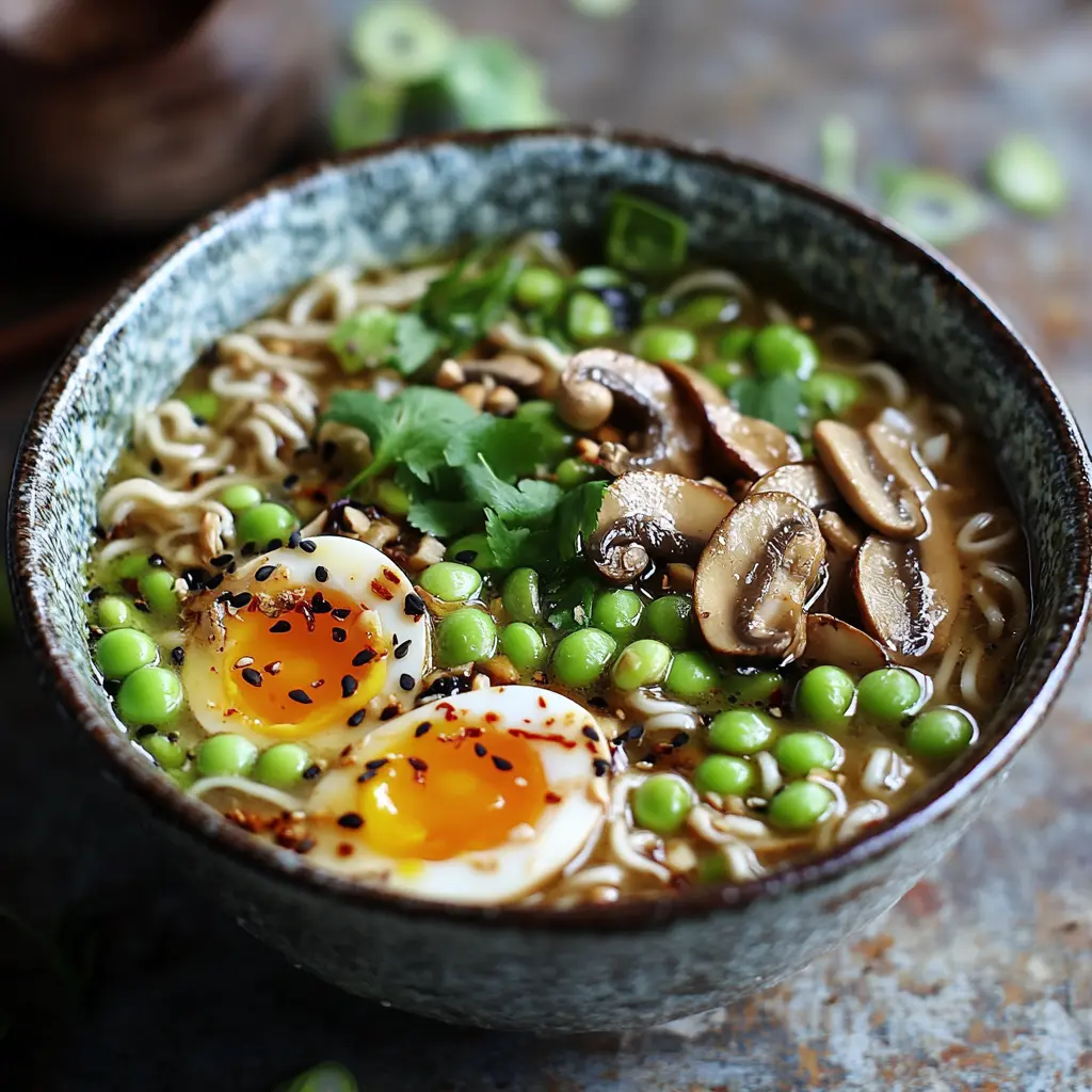 Ramen vegetariano con shirataki