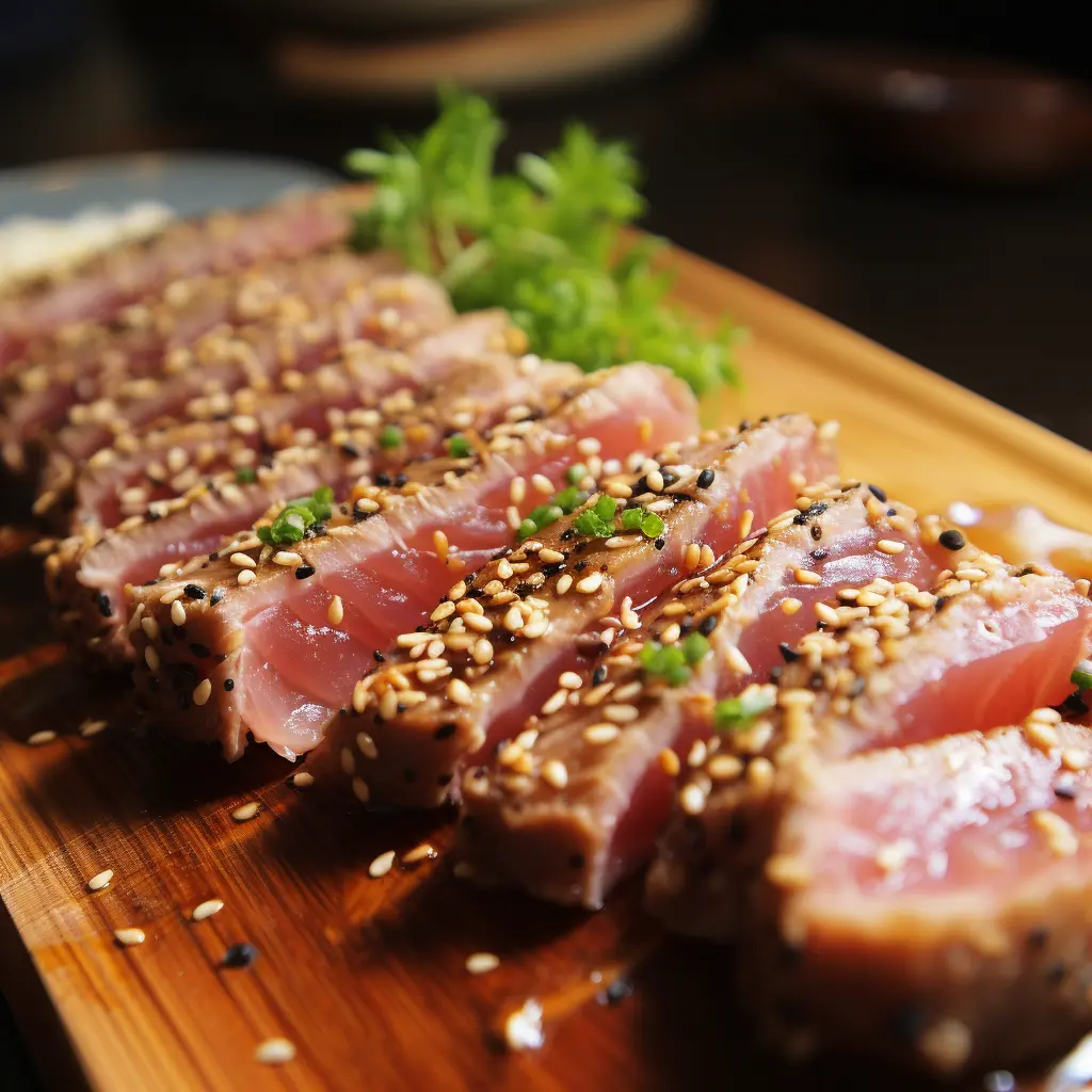 Tagliata di Tonno alla Griglia Insaporita al Sesamo