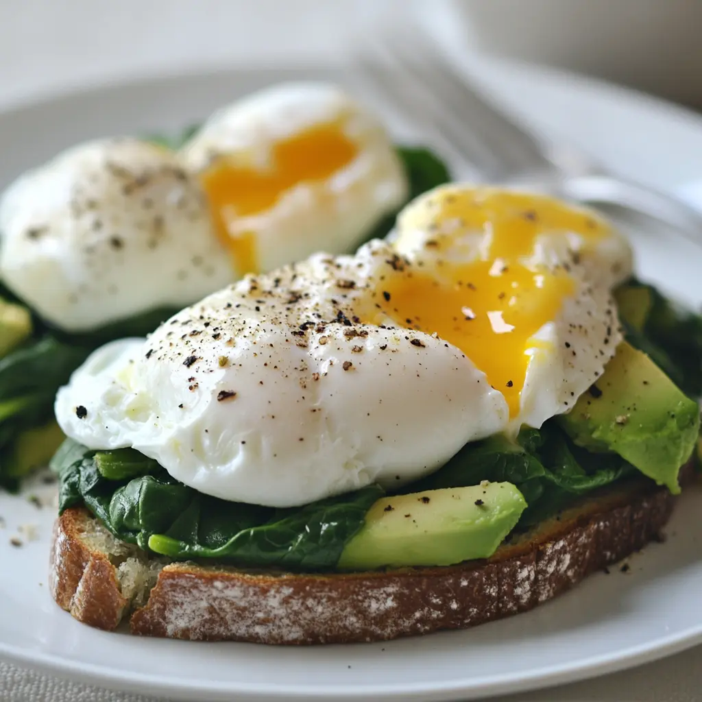 Uova in Camicia con Avocado e Spinaci
