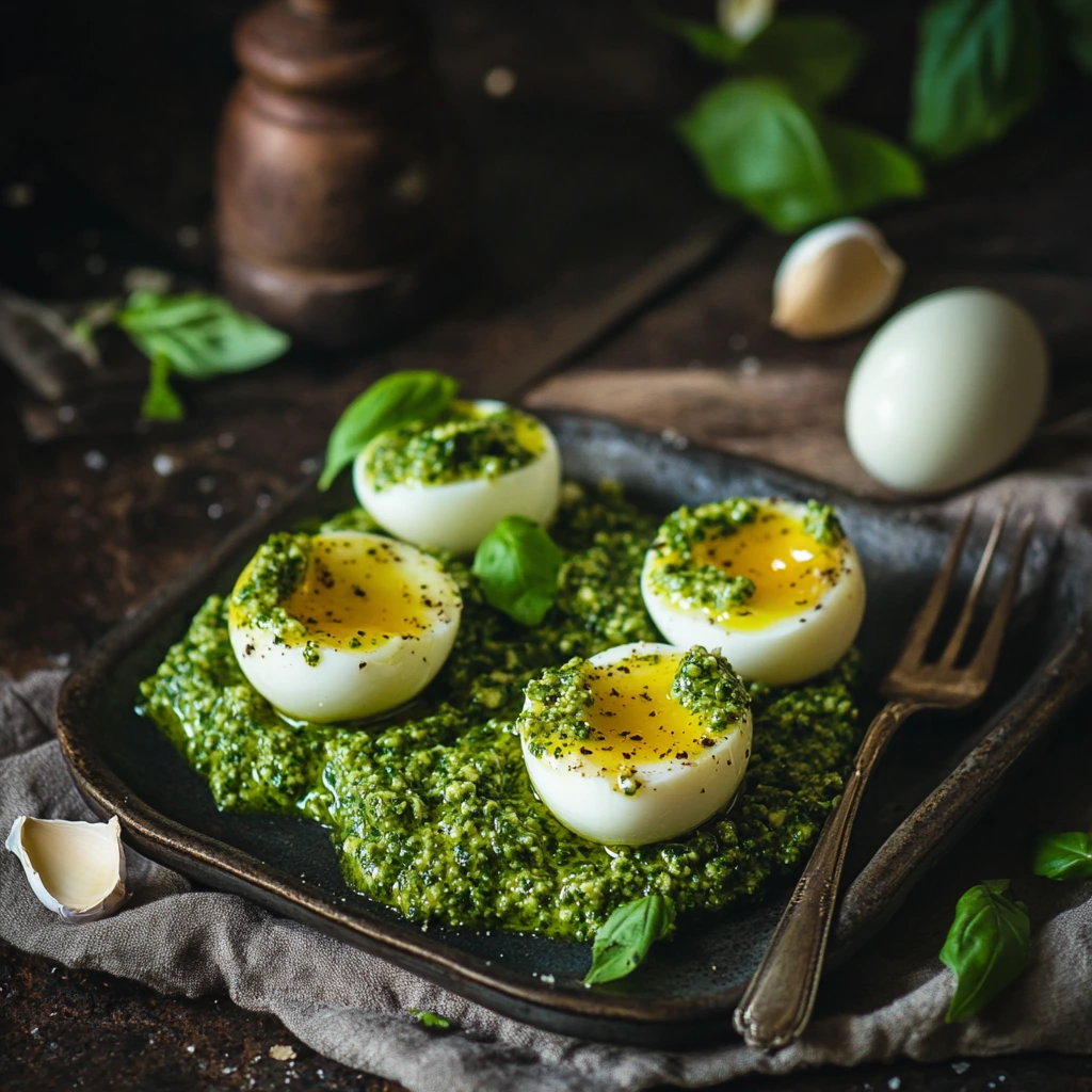Uova Strapazzate al Pesto
